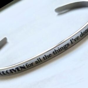 I have been FORGIVEN for all the things I've done wrong. (col 1:14) SILVER