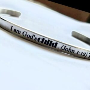 I am God's child. (John 1:12) SILVER