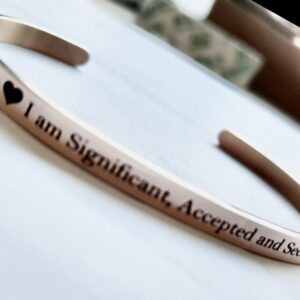 I am Significant, Accepted and Secure ROSE GOLD