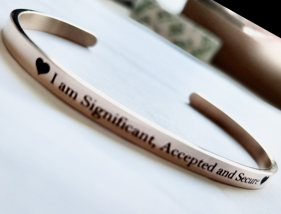 I am Significant, Accepted and Secure ROSE GOLD