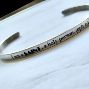I am a SAINT, a holy person. (eph 1:1) SILVER