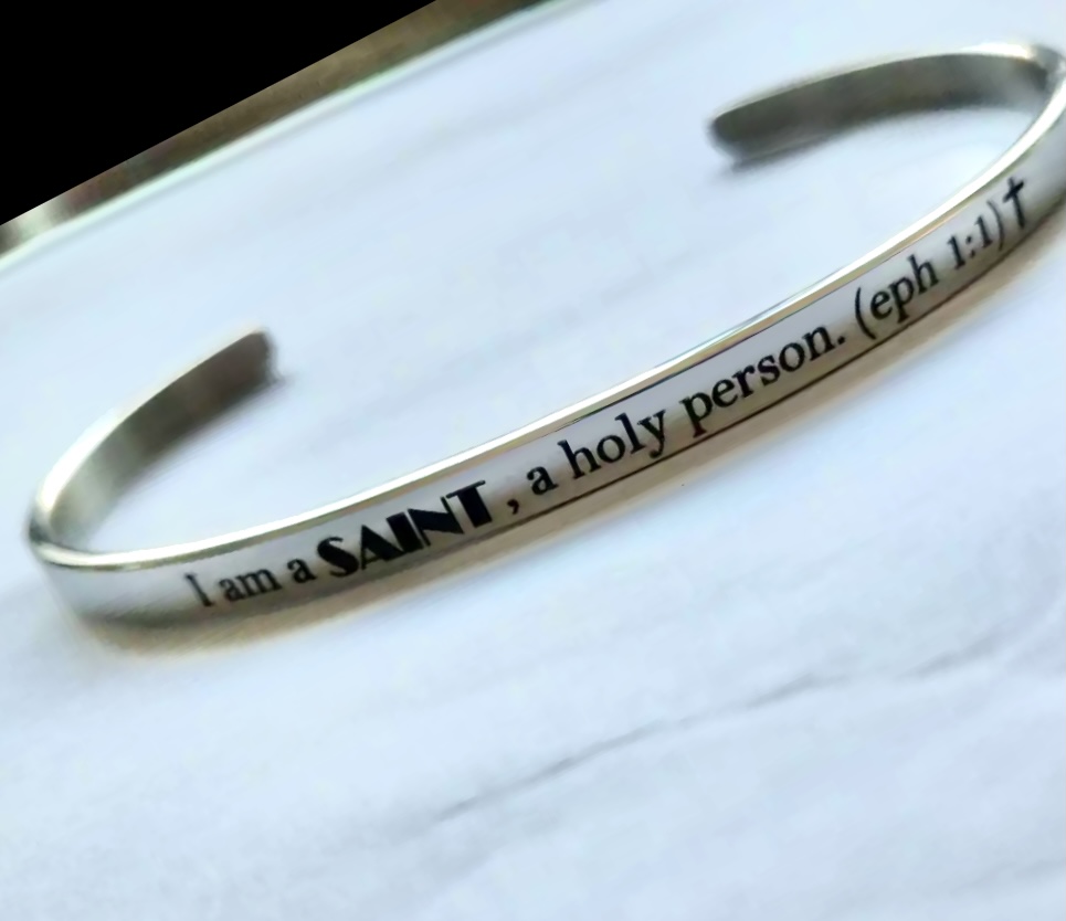 I am a SAINT, a holy person. (eph 1:1) SILVER