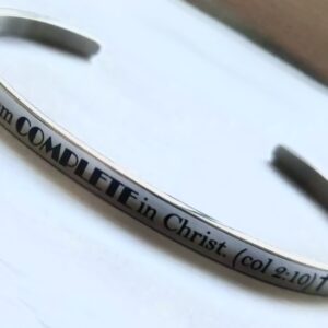 I am COMPLETE in Christ. (col 2:10) SILVER
