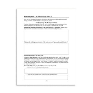 Rewriting Your Life Movie Script