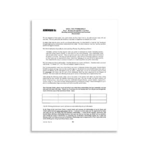 Soul Ties Worksheet